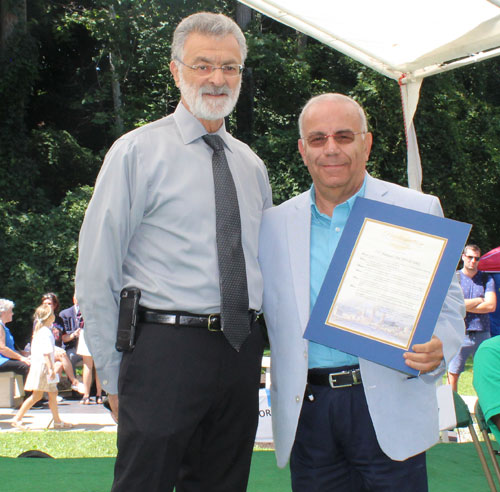 Cleveland Mayor Frank Jackson and Dr. Wael Khoury